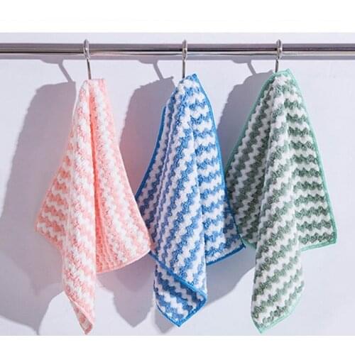 6PCS Kitchen Dish Towels Reusable Kitchen Towels and Dishcloths Set Wash Cloths and Towels for Washing Dishes