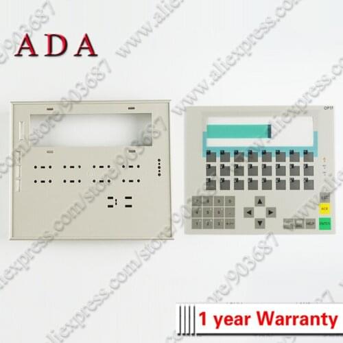 Plastic Front Case Cover Shell Housing for 6AV3 617-5CA00-0AD0 6AV3617-5CA00-0AD0 OP17 Front Cases Covers + Membrane Keypad