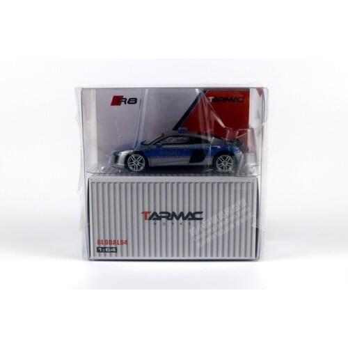 Tarmac Works cars 1:64 AUDI R8 V10 Police car and safety car Alloy collection car