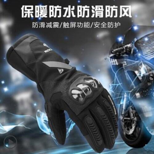 2019 New Waterproof Windproof Warm Motorcycle Gloves Men/women Long style can Touch screen Motorbike Riding Racing glove