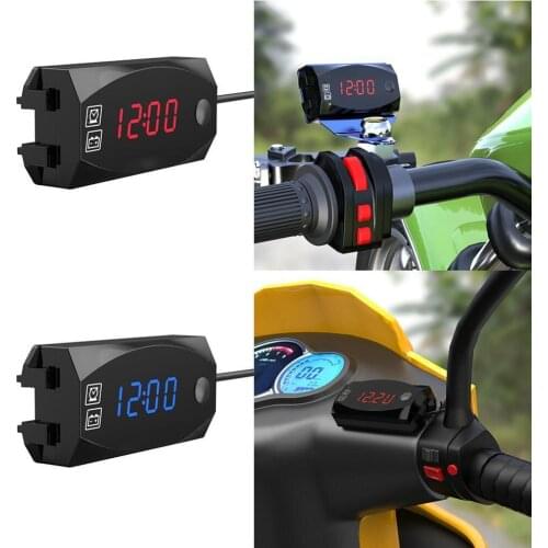 DC 6-30V IP67 Waterproof Voltmeter Car Boat Motorcycle 12V LED Digital Display Volt Voltage Meter Mini Tester Panel
