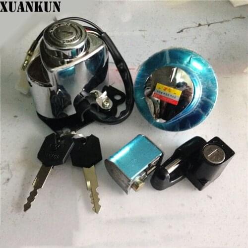 XUANKUN DD150 DD250 CA250 JH250E Lock Set / Fuel Tank Cover Electric Door Lock