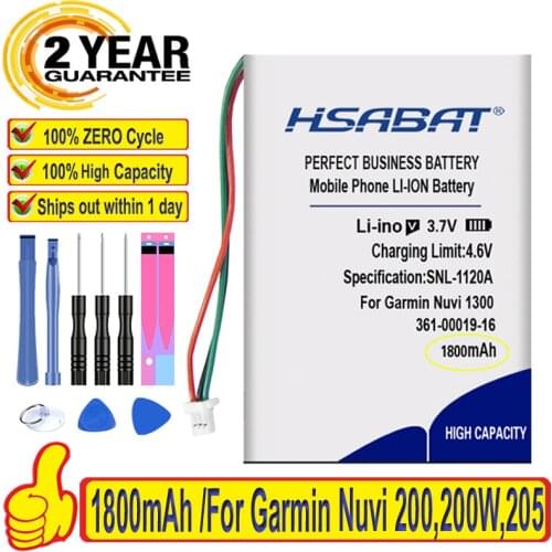 Battery for Garmin Nuvi 200,200W,205,205W 205WT,250 252w,265w 3590 3590LM,700(3 wires)710 710T 760 760T 765 361-00019-11