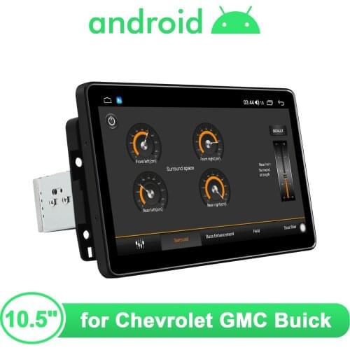 Radio 1din Android 10 Central Multimedia Player 10.5" Car Navigator Automotive Sound Autoradio Bluetooth For Chevrolet GMC Buick