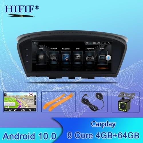 Android 10 Car Radio Multimedia Player For BMW Series 5/3 E60 E61 E62 E63 E90 E91 CIC CCC GPS 4GB IPS Navigation Stereo Carplay