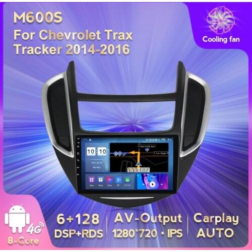 IPS HD 1280*720 Android 11 Car GPS Navigation DVD Multimedia Player for Chevrolet Trax Tracker 2014-2016 AV Output Carplay AUTO