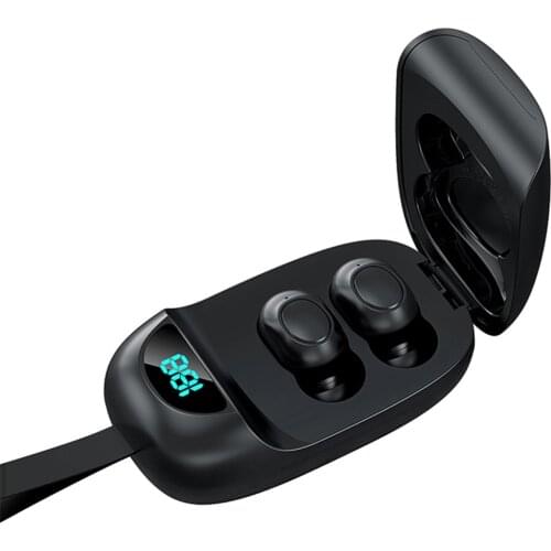 Wireless Bluetooth 5.0 Earphone In-ear Type Eardphone Wireless Stereo Headset Noise Reduction TWS Bluetooth Earphones