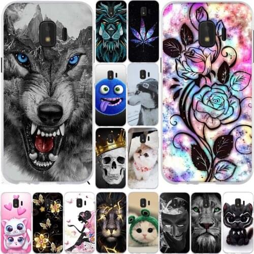 Soft Case For Samsung J2 Core Silicone Back Cover Case for Samsung Galaxy J2 Core 2018 J 2 SM-J260F J260F J260 Flower Cute Cats