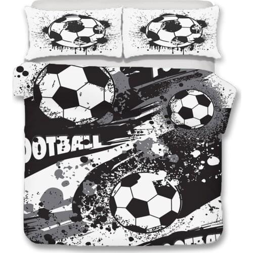 Football 3D Print Home Textile Bedding Set Duvet Cover Comforter Cover Pillowcases Twin Full Queen King Size