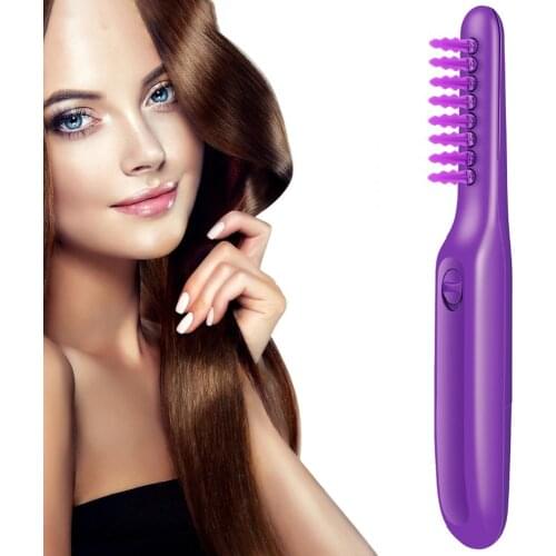 Electric Massage Comb Lonic Hair Brush Portable Electric Hairbrush Anti Static Magic Negative ion Hair Massage Comb