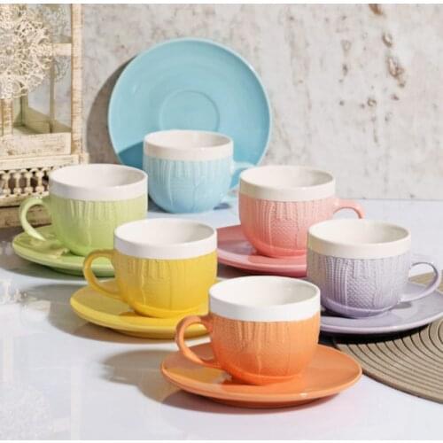 Porcelain Braided 6'lı Coffee cup Pad