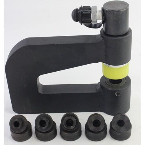 Hydraulic Cable Bridge Hole Punch Down Tools Hole Diggers 150mm throat 6-35mm