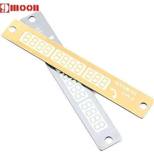 Hot Sale Car Luminous Temporary Parking Card For VW Tiguan Passat B5/6/7 Golf 4/5/6/7 Jetta Polo Lupo Skoda Octavia Superb TT A2