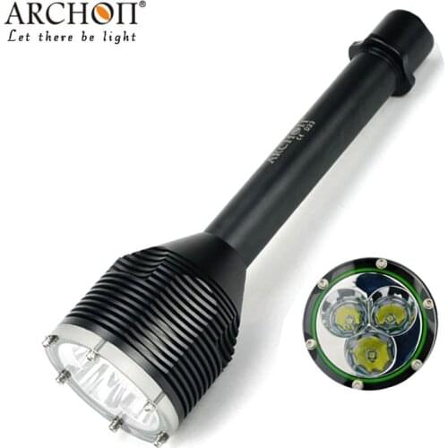 Diving Flashlight ARCHON W39 D33 LED 3*L2 U2 Powerfull Dive Light 3000 lumen Waterproof Torch 100M Dive Underwater Light