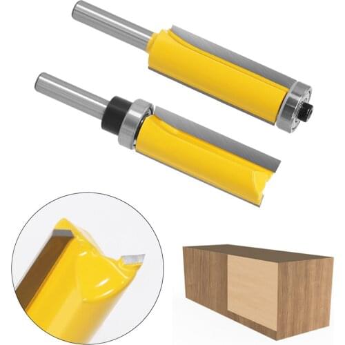 8mm Shank Flush Trim Pattern Router Bit Wood Cutters Top Bottom Bearing Bits Milling Cutter For Wood Woodworking Tool STTA889