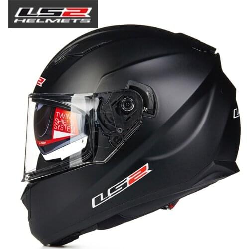 LS2 FF328 Full Face Motorcycle Helmet Man Woman With Inner Sun Len Racing Motorbike Helmet Capacete ls2 DOT approve Casco Moto