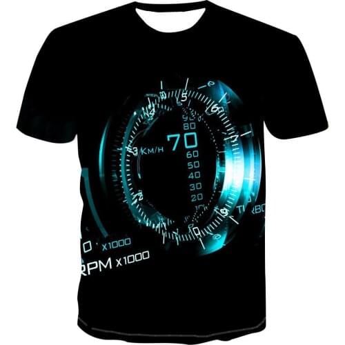 2020 mens summer new personality horror skull pattern t-shirt 3D mens short-sleeved hip-hop funny fashion t-shirt