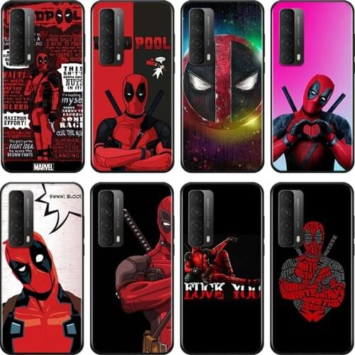 Marvel Deadpool For Huawei Y9A Y9S Y9 Y8P Y8S Y7A Y7P Y7 Y6 Y6P Y6S Y5P Y5 Prime Pro 2019 2020 Soft Phone Case