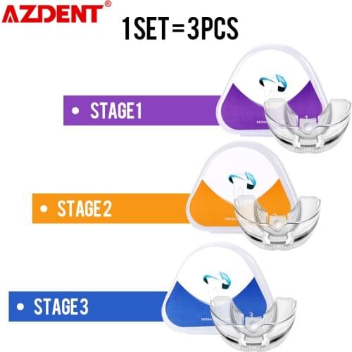 AZDENT Soft and Hard Tooth Orthodontic Appliance Aligners Trays Teeth Straightener High-tech Dental Transparent Teeth Retainer
