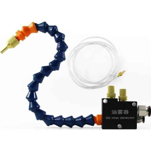 Unmagnetic oil mist detector Universal cooling Spray engraving machine pneumatic cutting fluid pipe nozzle head cleaning