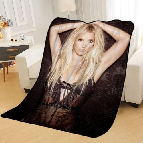 New Arrival Britney Spears Blankets Printing Soft Blanket Throw On Home/Sofa/Bedding Portable Adult Travel Cover Blanket