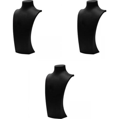 Necklace Pendant Display Stand Rack Black 12.5x23cm/13.5x26cm/17x33.5cm