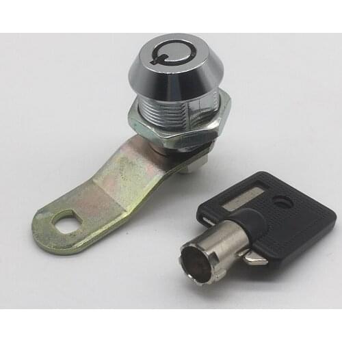 RAYLOCK 10 Pieces 17mm Brass Pin Tubular Cam Lock Metal Cabinet Lock With Same Keys 18733-00