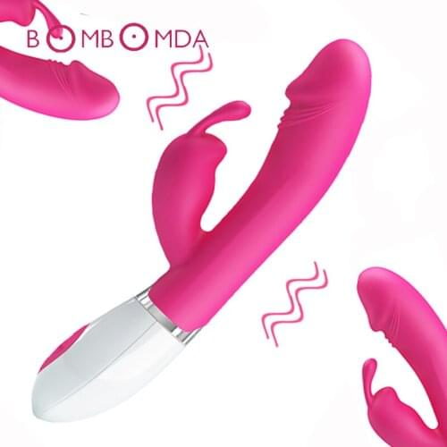 Sex Shops Silicone G-spot Rabbit Vibrator Sex Toy For Women Dildo Massager Clitoral Stimulation Anal Vibrator Adult Sex Products