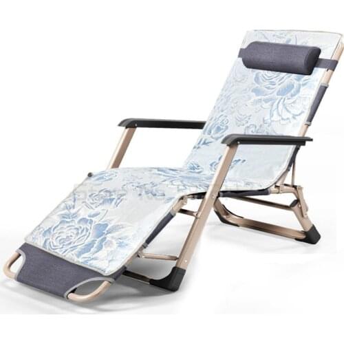 Folding recliner domestic nap bed lunch break balcony leisure armchair portable beach chair