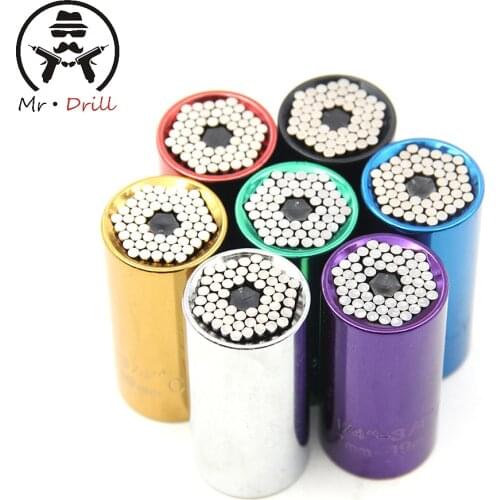 1pc 7-19mm Multifunction Bolt Ratchet Universal Torque Sleeve Socket Wrench for Power Drill tools