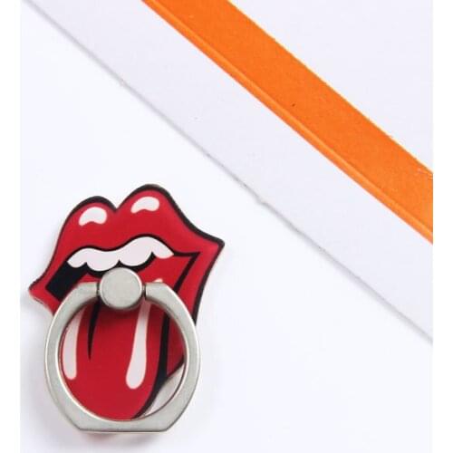 Universal Mobile Phone Holder Lips Cards Phone Ring Holder Cell Phone Stand Finger Ring Holder Tables Soporte Celular for iPhone