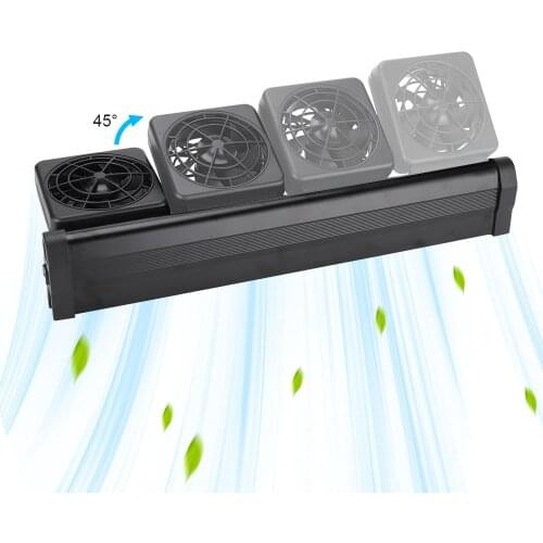 1/2/3/4 Fans Aquarium Cooler Adjustable Wind Cooling Fan Water Chiller Cold Wind Maker for Fish Tank Temperature Controller