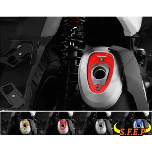 Motorcycle CNC Aluminum Alloy Exhaust Muffler Pipe Silencer Protector Cover For Honda Forza 300 2018 2019 2020