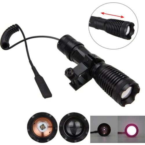5w 940nm IR LED Zoomable Night Vision Infrared Radiation Flashlight Torch To be used with Night Vision Device