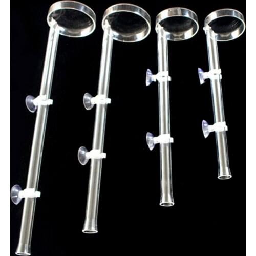 Acrylic Shrimp Feeding Tray Fish Food Feeder Aquarium Fish Tank Feeding Tube