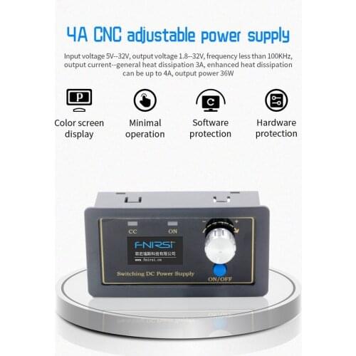 Automatic Boost/Buck Converter Buck-boost DC Adjustable Regulated Power Supply DIY Solar Charging Meter Case