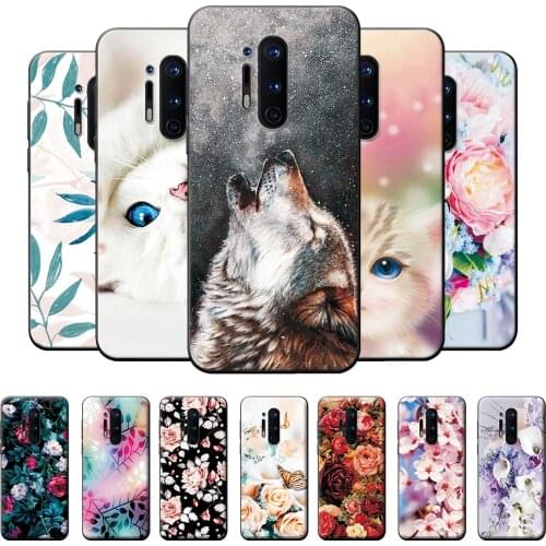One Plus 8 Pro Case Cover Oneplus 8 Pro Cases For Oneplus 8 Pro Silicone Soft TPU 1+8 Pro Phone Cover For One Plus 8 Pro