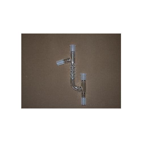 Four-Way Glass Vigreux Distillation Head,24/29,60MM,Lab Chemistry Glassware