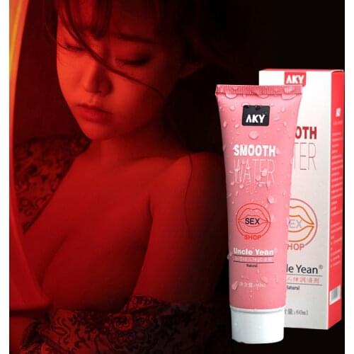 Sex Lubricant 60Ml Transparent Water-based Lubricant Sex Oil Vaginal Anal Gel Adult Sex Products