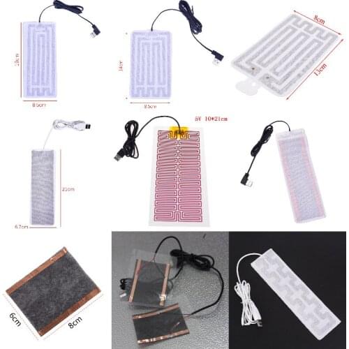 USB 5V Heating Heater Pad Massage For Warming Body Foot Winter Portable Warm Plate For Mouse Pad Shoes Golves Health Care