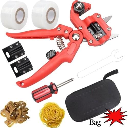 Hot Garden Tools bulk price Grafting Pruner Chopper Vaccination Cutting Tree Gardening Tools with 2 Blade Plant Shears Scissor