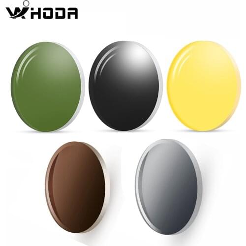 1.50/1.61/1.67 (-0.00~-8.00) Polarized UV400 Protective Prescription Aspheric Glasses Lenses Myopia Night Vision Sunglasses Lens