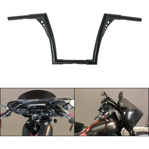 Motorcycle 12" Rise 1-1/4" Fat Custom Ape Hangers Handlebar For Harley Softail FLST FXST Sportster XL 1200 883