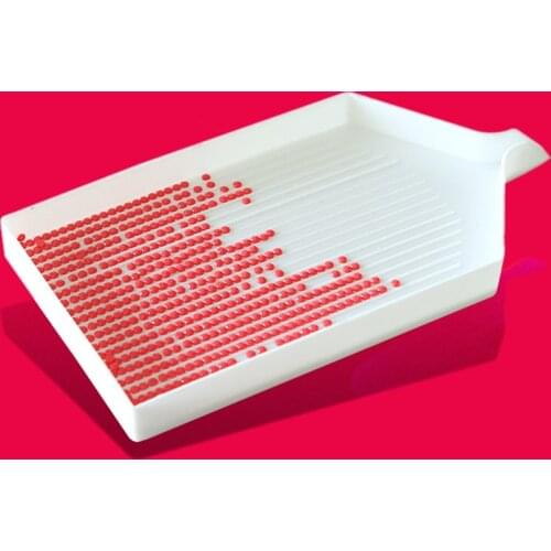 Diamond Embroidery Mosaic DIY 5D Painting Stitch Tweezers Diamond Plate For Handwork Square & Round Rhinestone Tools White Tray