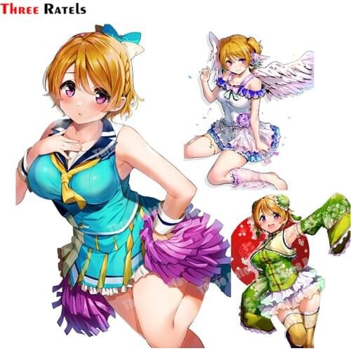 Three Ratels B216 Koizumi Hanayo Love Live Sticker For Fuel Tank Cap Car Styling Decoration Anti Scratch Film Waterproof Decals