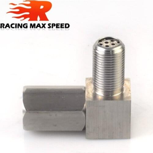 New Universal M18*1.5 Engine 02 Oxygen Sensor Adaptor 90 Degree Check Light Removel Fix Converter OSA-01