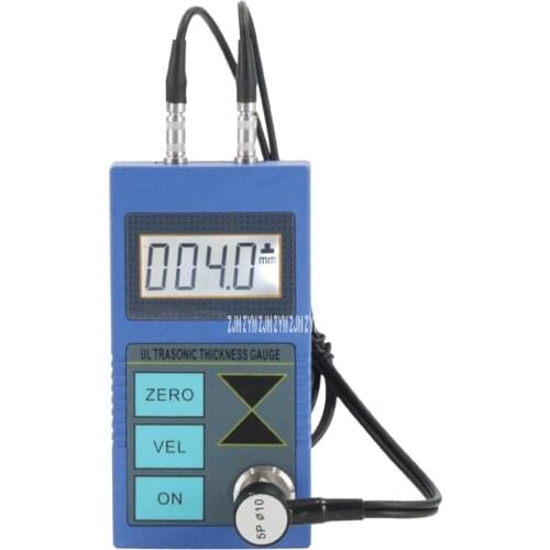 TT100 Precision Digital Ultrasonic Thickness Gauge Steel Pipe Plate Glass Plastics Metal Thickness Meter Measuring Instrument
