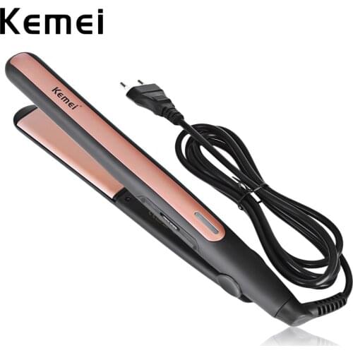 Professional Tourmaline Ceramic Hair Straightener Flat Iron Styling Tool AC100 - 240V With Electric Thermostatic