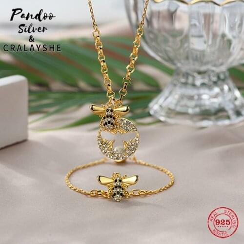 Bumble Fashion Charm Pure 925 Silver Original 1:1 Copy, SWA REMIX Cute Little Bee Bracelet Female Luxury Jewelry Gifts With Logo