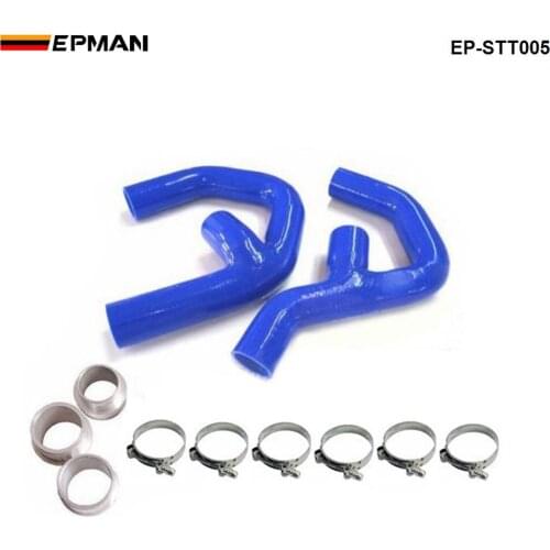 Silicone Intercooler Turbo Boost Hose Kit For Seat Leon Altea 2.0 litre FSiT (2pcs) EP-STT005